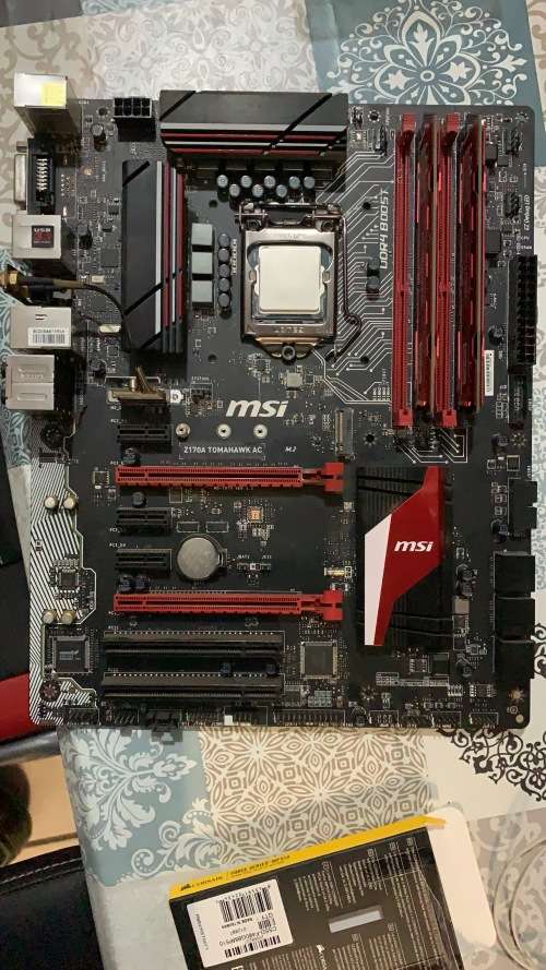 MSI Z170A TOMAHAWK AC, Intel Core i5 6600k, Ballistix 16GBKit (2x8GB) DDR4 2400MHz
