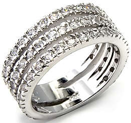 Sterling silver dress ring