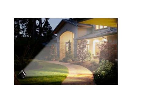 10W 12V LED Flood Light - Black (Battery Powered Only)