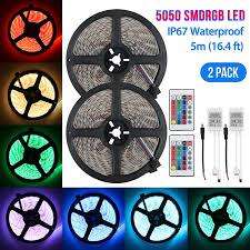 Waterproof 5050 SMD LED RGB Strip Light 5M/ Roll Full Color Changing Lights without remote