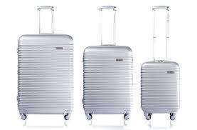 luggage set 3 piece Silver ONLY