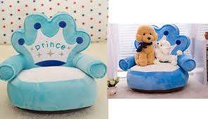 Baby Seats Sofa Plush Soft Chair Support Seat( blue and pink)