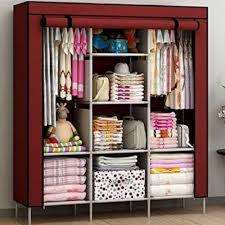 STORAGE WARDROBE ( BROWN ,WINE RED, BLUE AND PURPLE)
