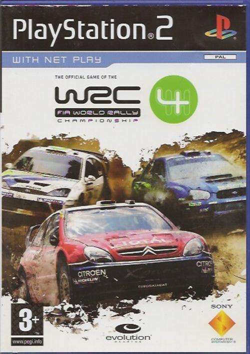 ps2 wrc 4 the official game of the fia world rally championship (no book)