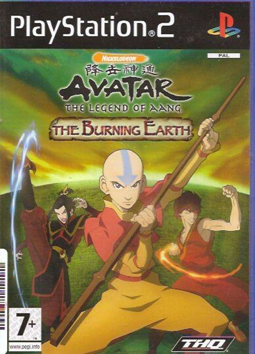 ps2 avatar the legend of aang the burning earth