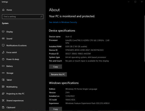 ACER TRAVELMATE P278 17.3 i5 8GB