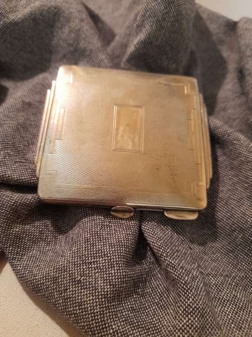 SILVER POWDER COMPACT