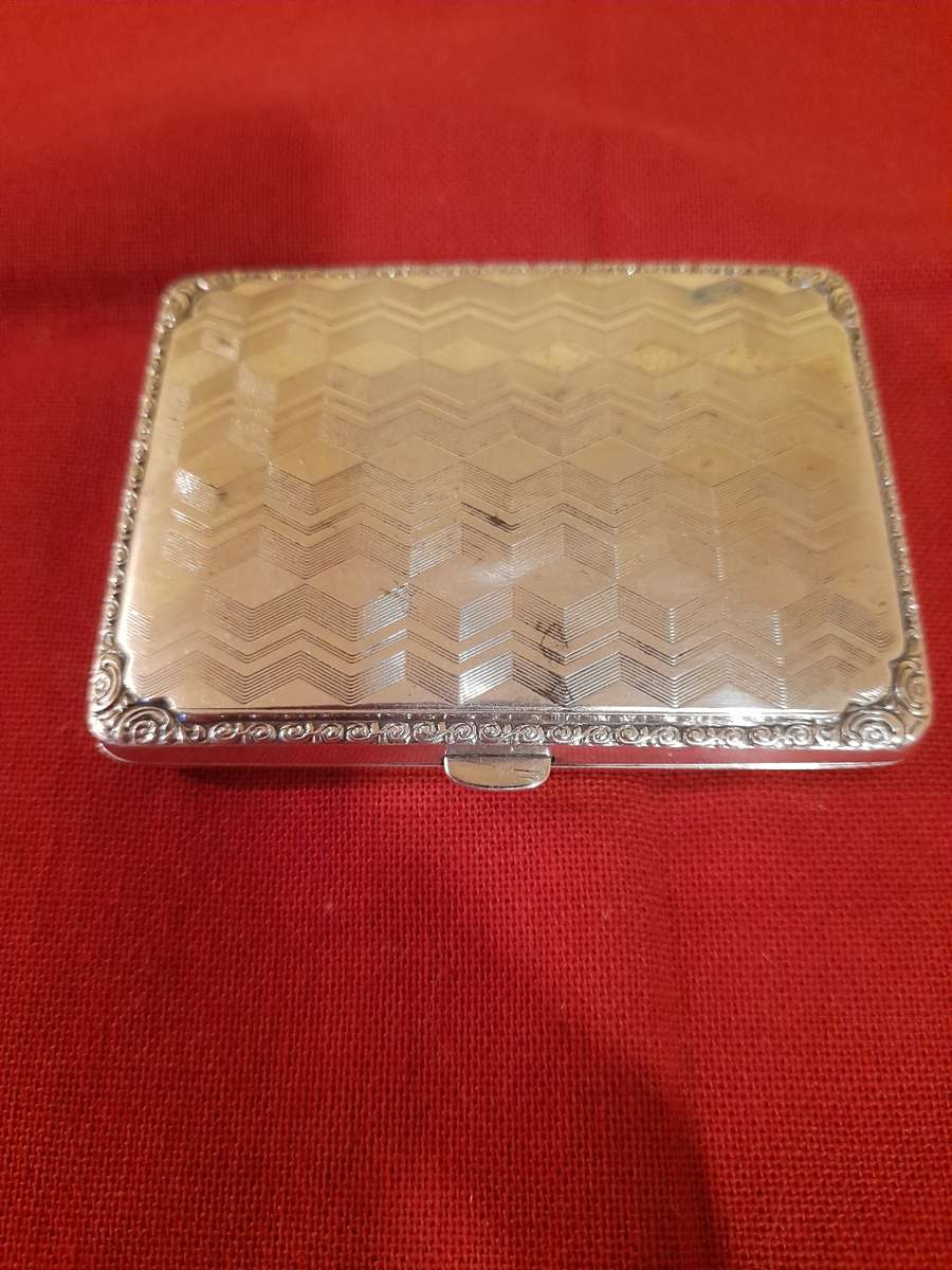 SILVER CIGARETTE CASE