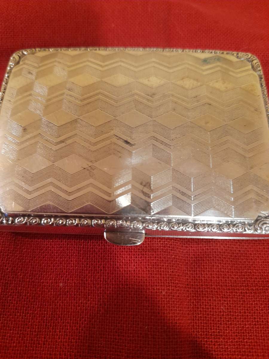 SILVER CIGARETTE CASE