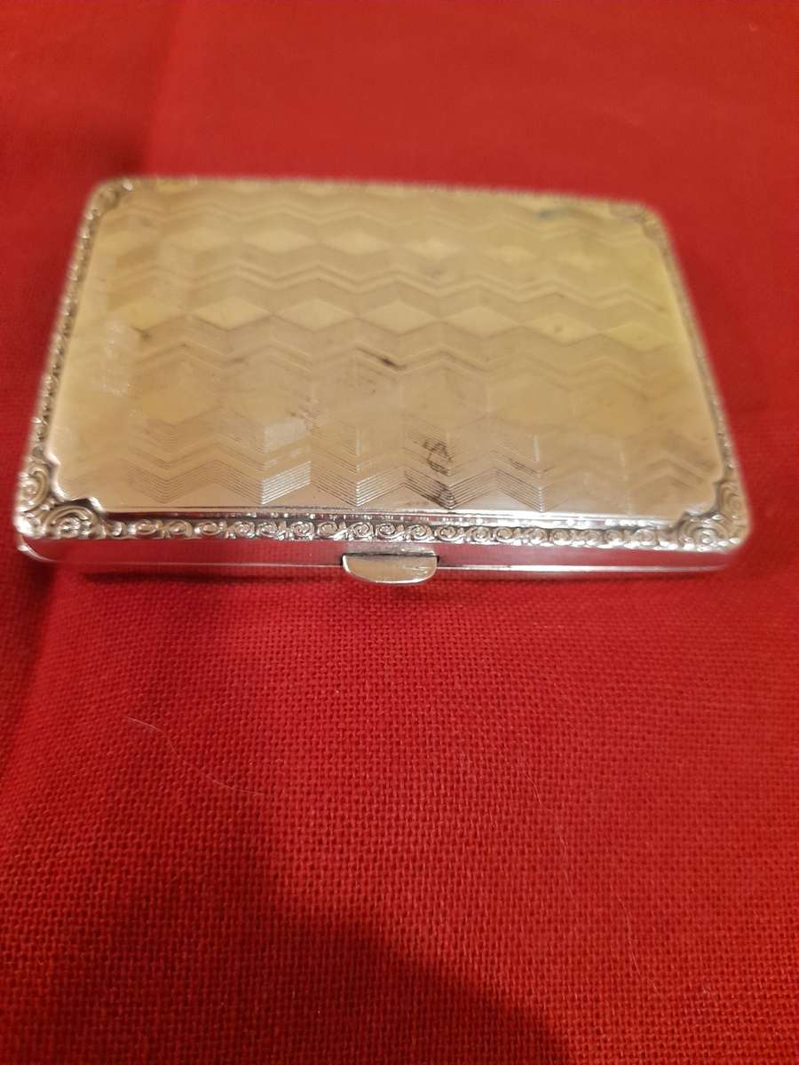 SILVER CIGARETTE CASE