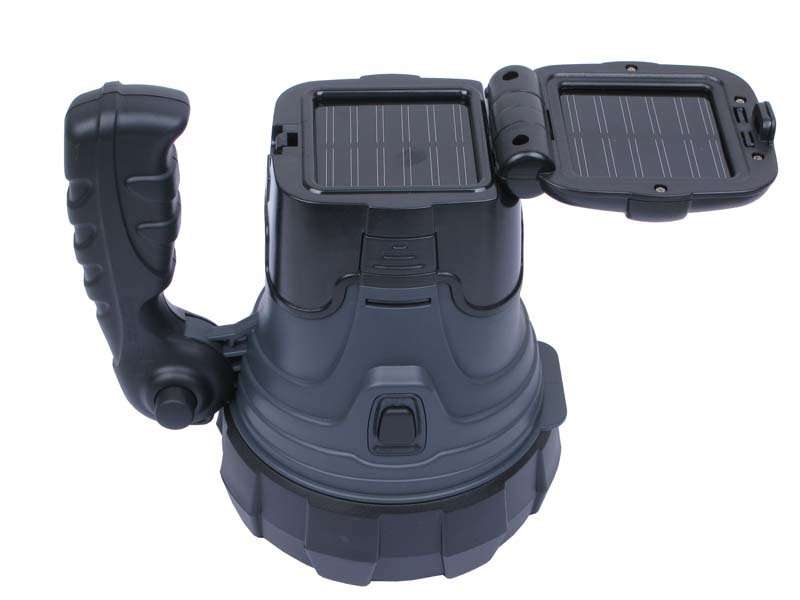 **R499** HIGH QUALITY 800M SOLAR POWER SEARCH LIGHT TORCH
