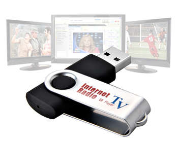 Internet Radio TV USB player - 23,000 Radio & 5,200 TV Stations around the world!