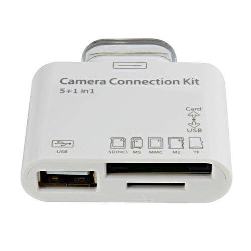 LAST 2 UP FOR GRABZ! **CAMERA CONNECTION KIT for iPAD 1/2/3 + USB PORT & CARD-READER**