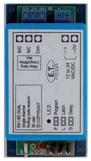 ---> REMOTE RECEIVER E.T 1 CHANNEL ROLLING CODE <---