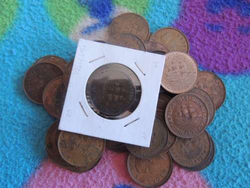 42 COINS 1/2D SOUTH AFRICAN