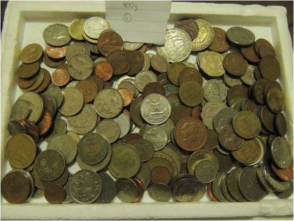900g World coins