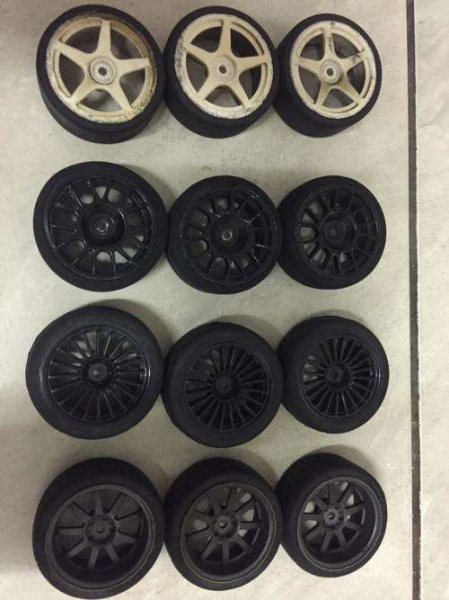 Lot 1:10 wheels for on-road tamiya/HSP