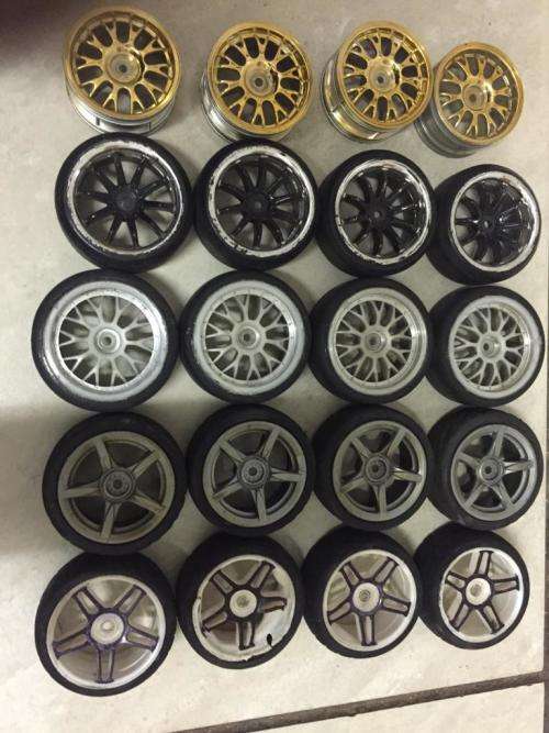 Lot 1:10 wheels for on-road tamiya/HSP