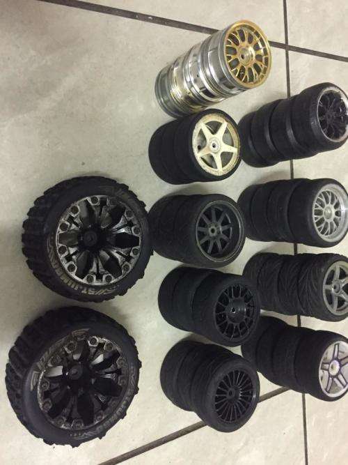 Lot 1:10 wheels for on-road tamiya/HSP