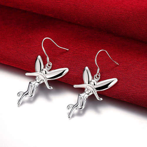 925 Sterling Silver fairy earrings