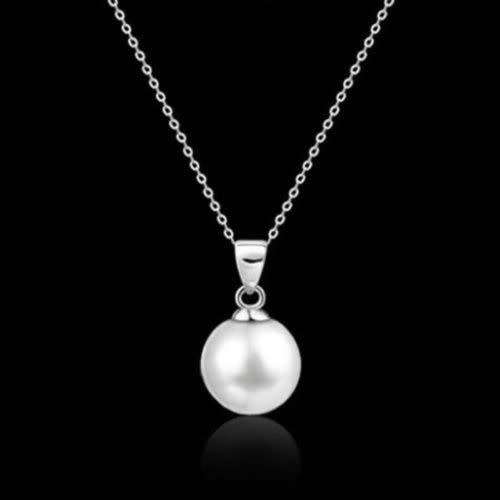Real Freshwater White Pearl Pendant With Necklace