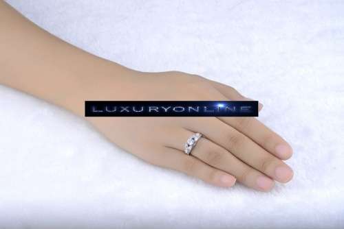 White Gold Filled 2ct Simulated Diamond Ring