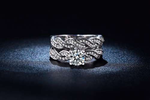 FANTASTIC!! 2.00ct Handcrafted Simulated Diamond Ring Set Size 6; 7; 8 US
