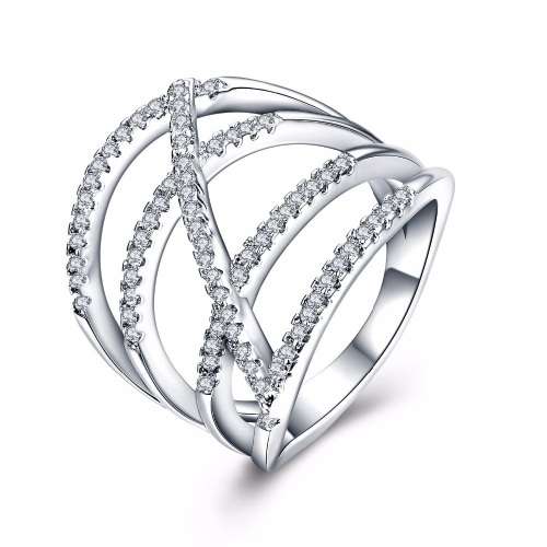 Hand Crafted Simulated Diamond Ring