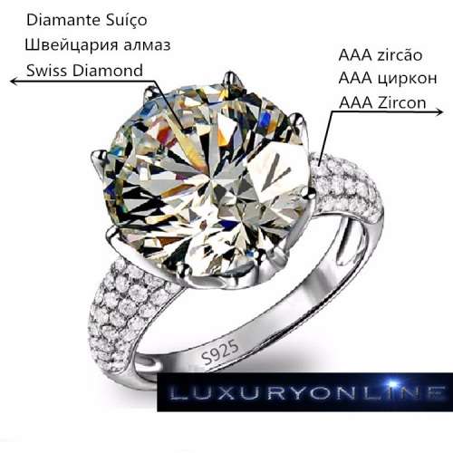 Hand Crafted White Gold Filled Simulated Diamond Crown Ring