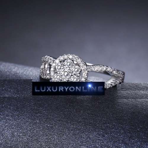 DAZZLING! Hand Crafted 1,38ct Simulated Diamond Ring Size 6 US
