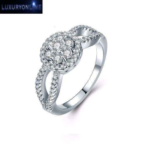 DAZZLING! Hand Crafted 1,38ct Simulated Diamond Ring Size 6 US