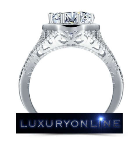White Gold Filled 1.38ct Simulated Diamond Ring