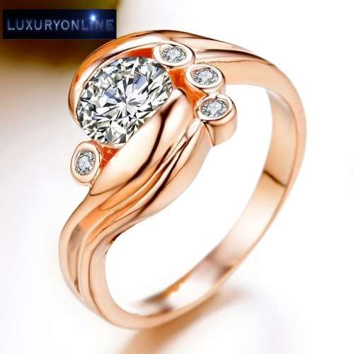 AMAZING! Tocean Ring With 1,75ct Simulated Diamonds Size 8 US