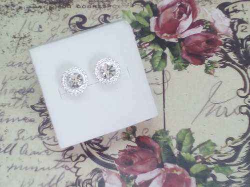 GORGEOUS! Round 2.00 Carat Simulated Diamond Stud Earrings