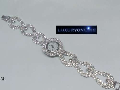 GORGEOUS! Simulated Diamond Ladies' Bracelet Watches