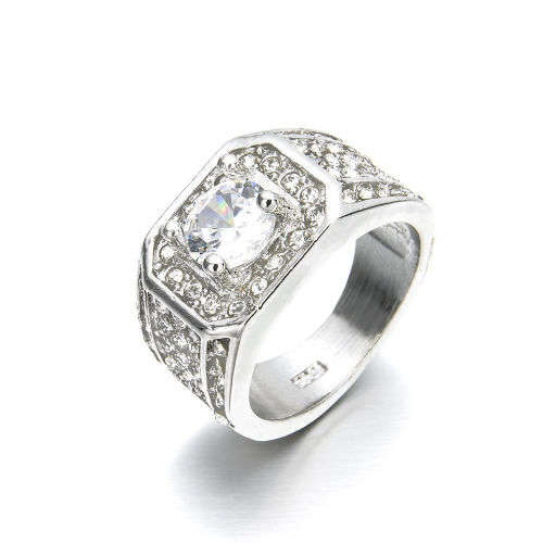EXQUISITE! 1,75 Carat Simulated Diamond Ring Size 10 US
