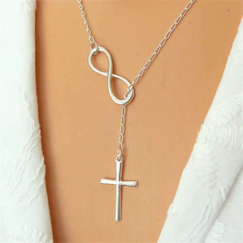 GORGEOUS! Infinity Cross Necklace