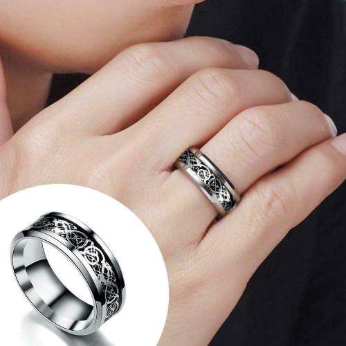 100% Pure Titanium Celtic Ring Size 10; 11; 12 US