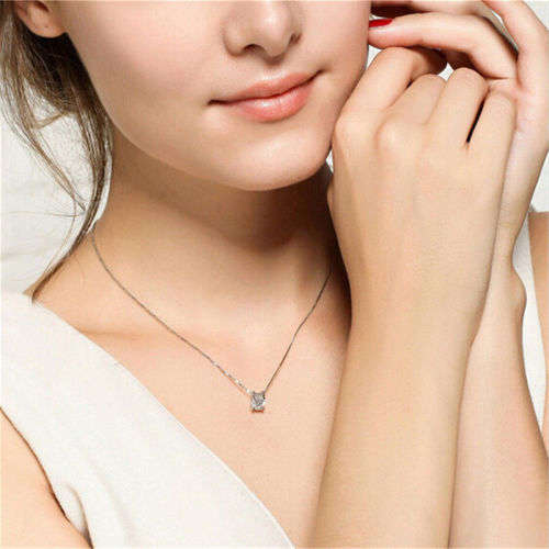 AMAZING! 0.75 Carat Simulated Diamond Necklace