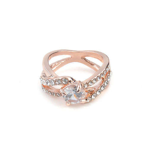 DAZZLING! Hand Crafted Ring With 29  0.75 Carat Simulated Diamonds Ring Size 6; 7; 9 US