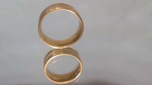 100% Pure Titanium Men's Ring Size 10 US (Gold)