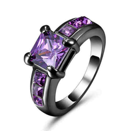 BEAUTIFUL! Ring With Simulated Amethyst Size 8 US