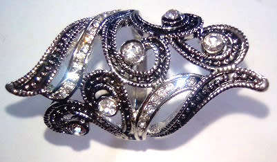 RADIANT Ring With  0,25 Carat Simulated Diamonds Size 9 US