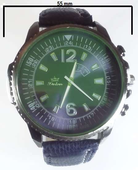 Genuine Pilot Men's Watch (Blue) 55 mm