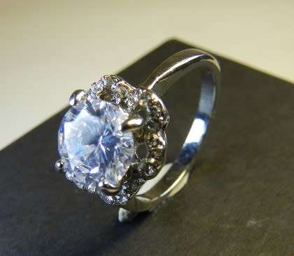 DAZZLING! 2,00 ct Simulated Diamond Ring Size 6; 7; 8 US / L; N; P / 16; 17 18