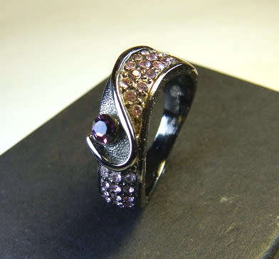 AMAZING! 1,75 Carat Simulated Amethysts *R 699* Size 7 US/ N / 17