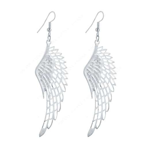 LOVELY! Angel Wings Drop  Earrings **R 499** (SILVER)