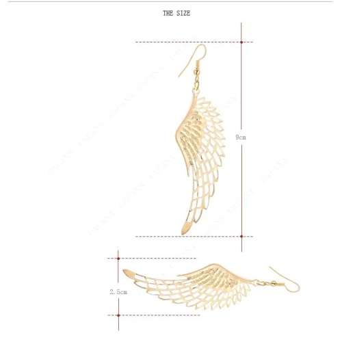 LOVELY! Angel Wings Drop  Earrings **R 499** (SILVER)