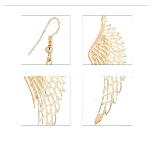 LOVELY! Angel Wings Drop  Earrings **R 499** (SILVER)