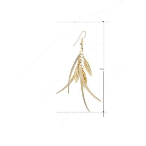 BEAUTIFUL! Multi Strand Indian Leaf Drop Earrings **R 299** (Silver)